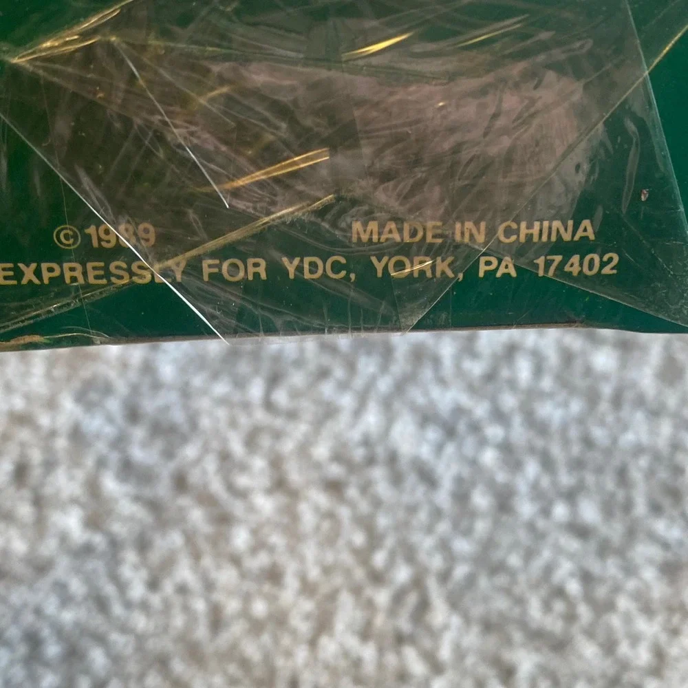 Vintage 1989 YDC Christmas Santa Candles 10 Inch Taper Set of 2 New‎ In Box